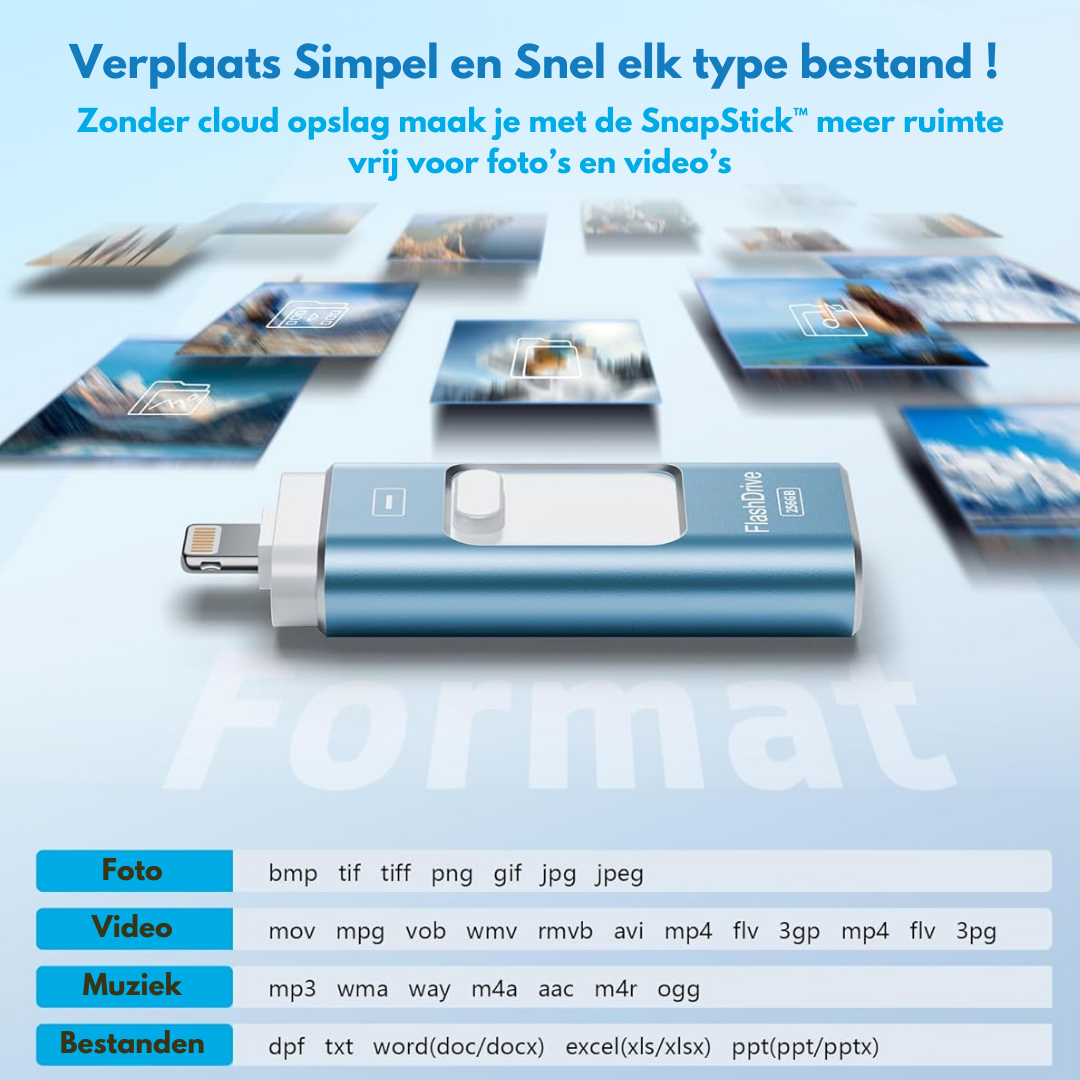 SnapStick™ Archiviazione Mobile