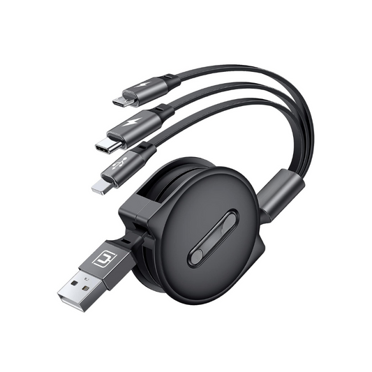 MultiCord Pro™ Caricabatterie Retrattile Veloce