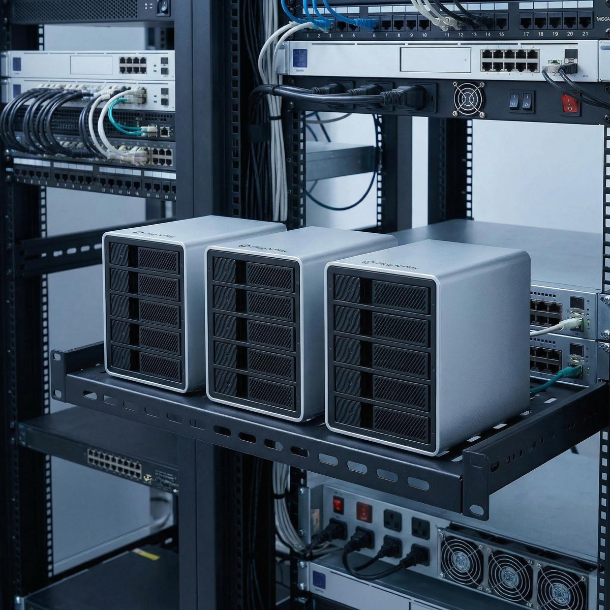 NAS Core Hub di archiviazione 5-Bay 10Gbps