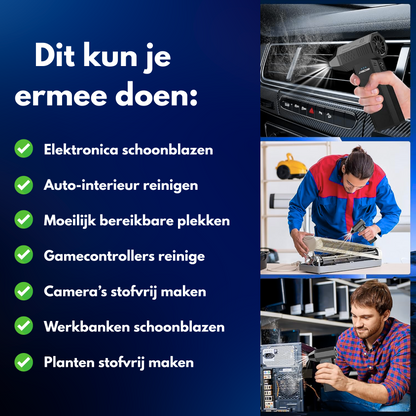 AirBlitz Pro™ — Trådlös Blåsare